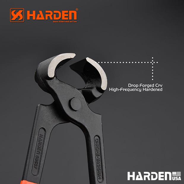 HARDEN Torquês de Carpinteiro em Aço Carbono Temperado com Cabo Confortável