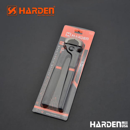 HARDEN Torquês de Carpinteiro em Aço Carbono Temperado com Cabo Confortável