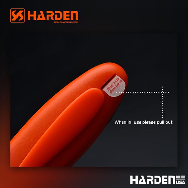 Testador Multifuncional de Tensão HARDEN 12–250V – Com Tela Digital e Ponteira em Cromo-Vanádio