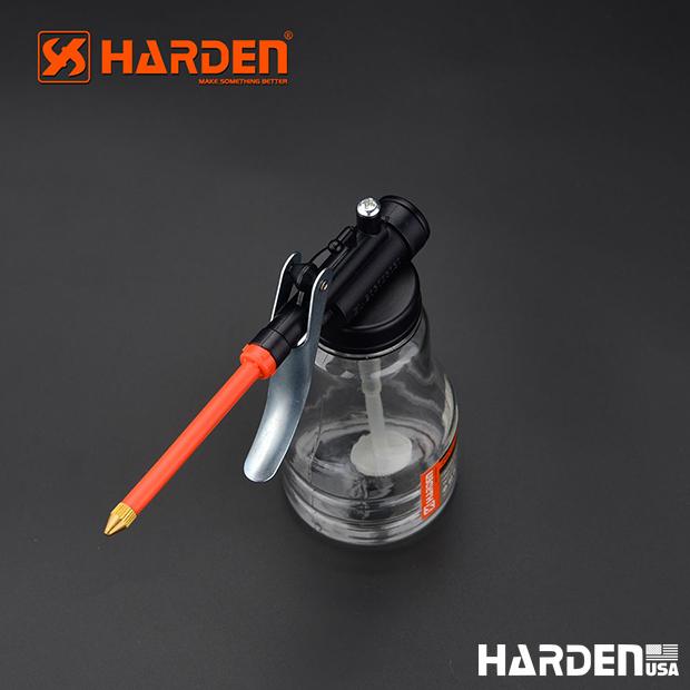 Lata de Óleo 250 ml HARDEN com Bico Metálico Flexível e Corpo em PET