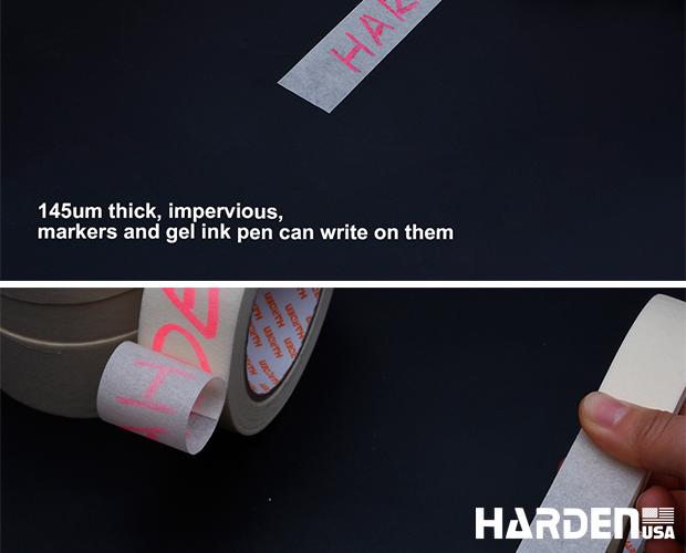 Fita Crepe HARDEN para Pintura e Proteção de Superfícies – Alta Aderência e Remoção Limpa