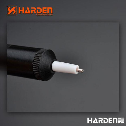 Extrator de Solda Manual Harden em Alumínio 195 mm com Mola Externa e Ponteira em PTFE