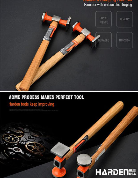 Martelo Bumping Harden 335 mm – Cabeça Forjada e Cabo de Hickory