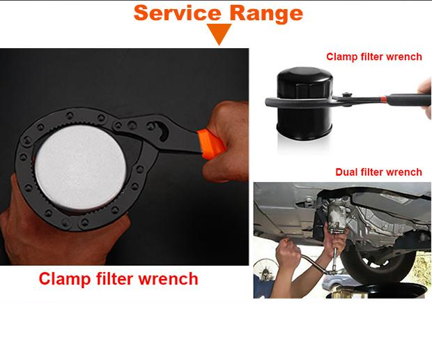 HARDEN Chave de Filtro de Óleo Ajustável – Alta Resistência e Encaixe Preciso