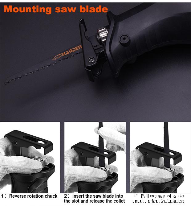 Serra Sabre Elétrica HARDEN 900W 220V com Empunhadura Giratória