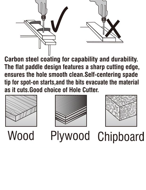 Broca Chata para Madeira HARDEN – Alta Precisão e Durabilidade para Cortes Rápidos e Limpos
