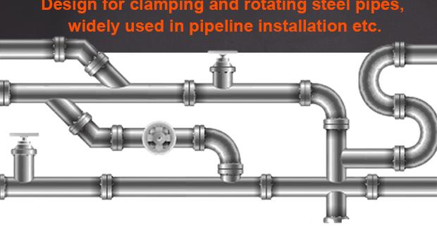 Chave para Tubo Tipo Sueca HARDEN 1" e 1.1/2" em Aço Cr-V (Cromo Vanádio)