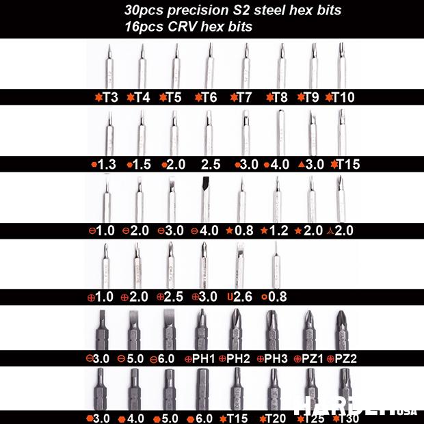 Jogo de Pontas CR-V 50 Peças HARDEN – Kit Completo para Parafusamento e Manutenção