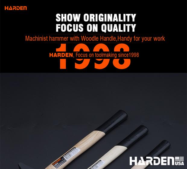 Martelo de Pena Harden com Cabo de Madeira – Alta Resistência para Uso Profissio