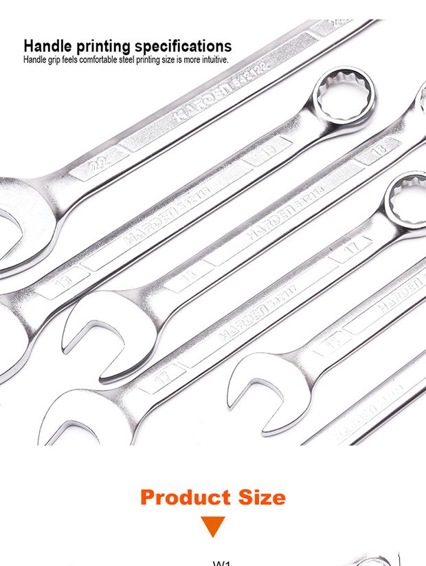 Chave Combinada Harden – Aço Carbono Temperado, Acabamento Cromado Anticorrosão