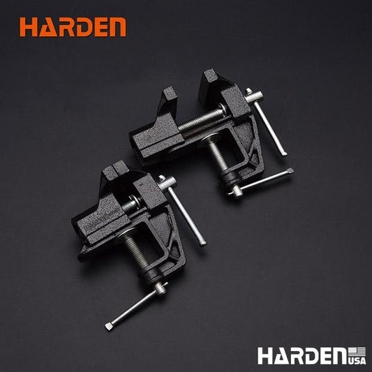 HARDEN Torno de Bancada Mini 50 mm em Aço Fundido – Compacto e Resistente