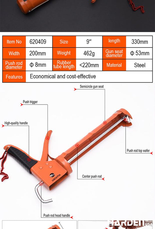 Aplicador de Selante Harden 9" (229 mm) em Aço Reforçado