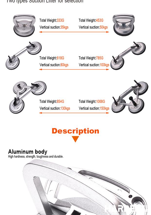 Levantador de Sucção de Única Cabeça