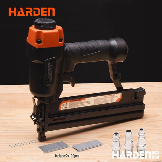 Grampeador e Pinador Pneumático HARDEN 2 em 1 18 Ga para Marcenaria e Montagem