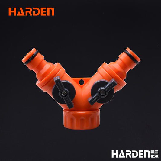 HARDEN Conector Y para Mangueira 3/4" x 1" em ABS Reforçado