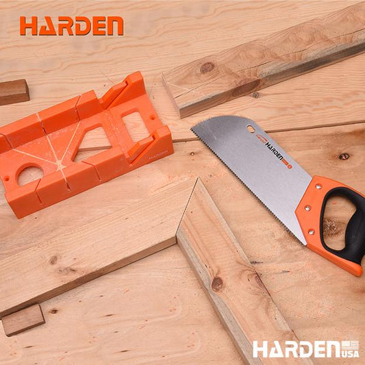 Caixa de Esquadria com Serra HARDEN 300x140x70mm – Corte Preciso e Rápido para Madeira