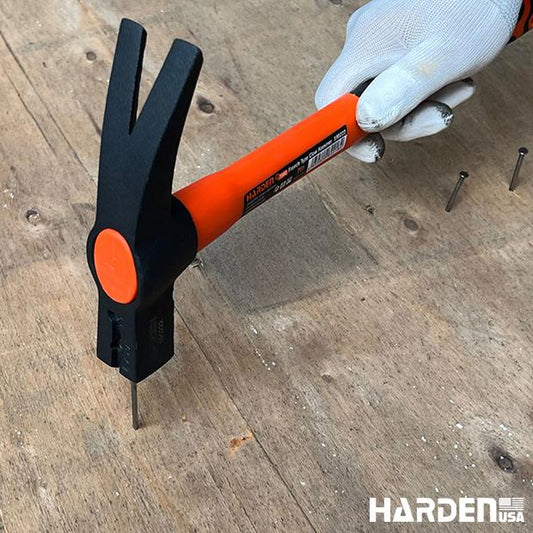 Martelo de Unha Magnético 700 g HARDEN – Cabeça Forjada em Aço e Cabo em Fibra de Vidro
