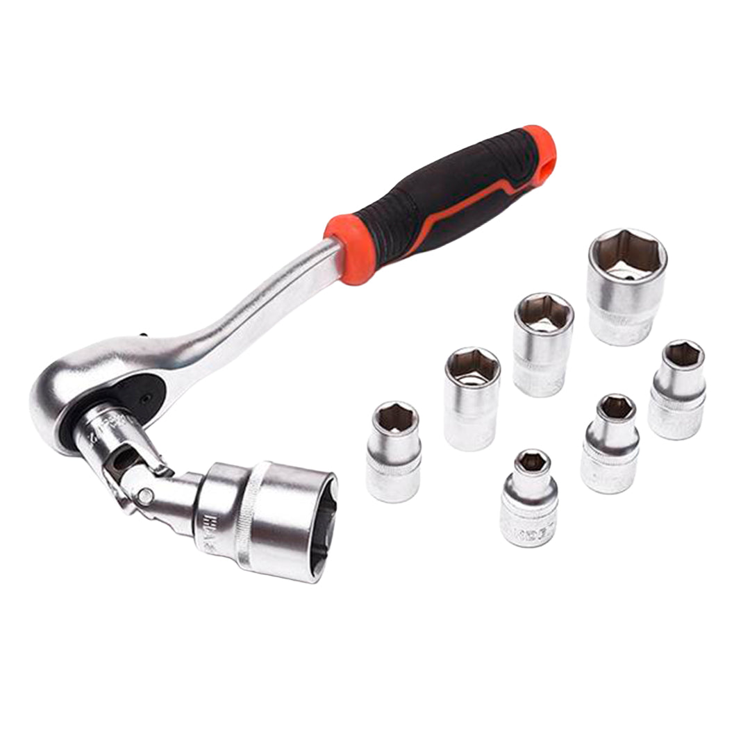 Jogo de Soquetes 23 Peças 1/2" 12 com Catraca Profissional