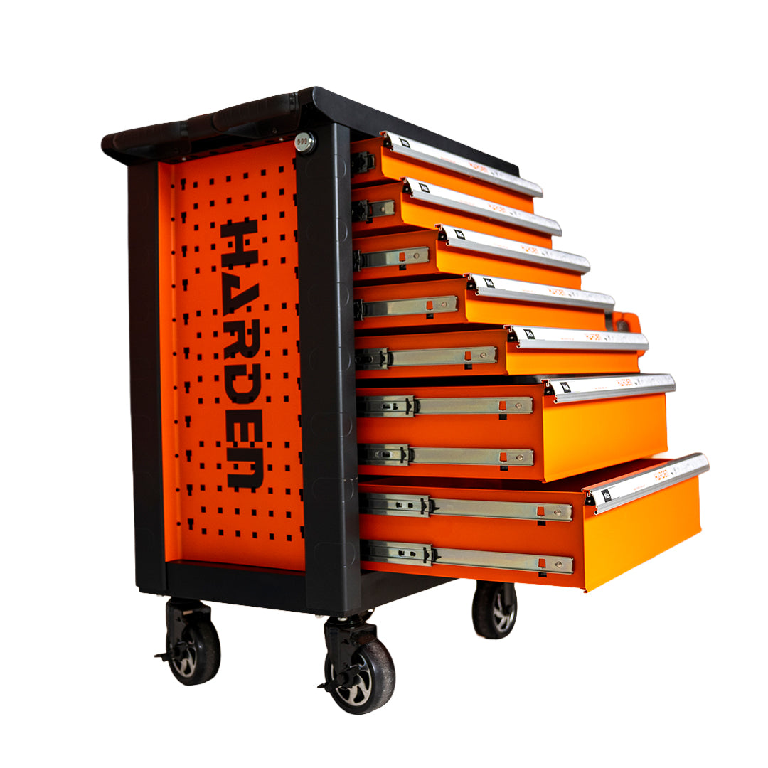 Carrinho de Oficina 7 Gavetas HARDEN com Freio e Bloqueio Automático