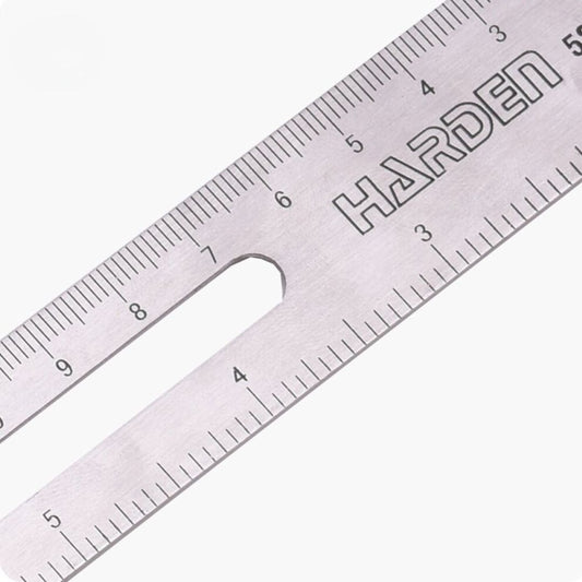 Régua de Ângulo Ajustável 10" em Aço Inoxidável com Cabo