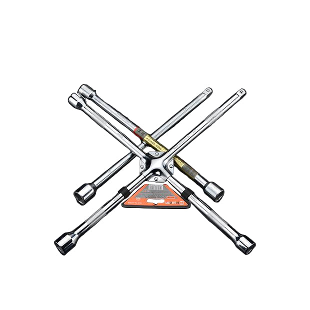 Chave de Roda Cruzada em Aço Carbono Cromado - Modelos 14