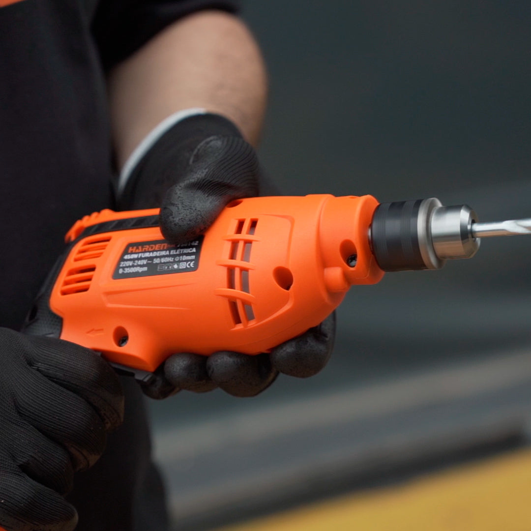 Furadeira Elétrica 450W com Mandril 08