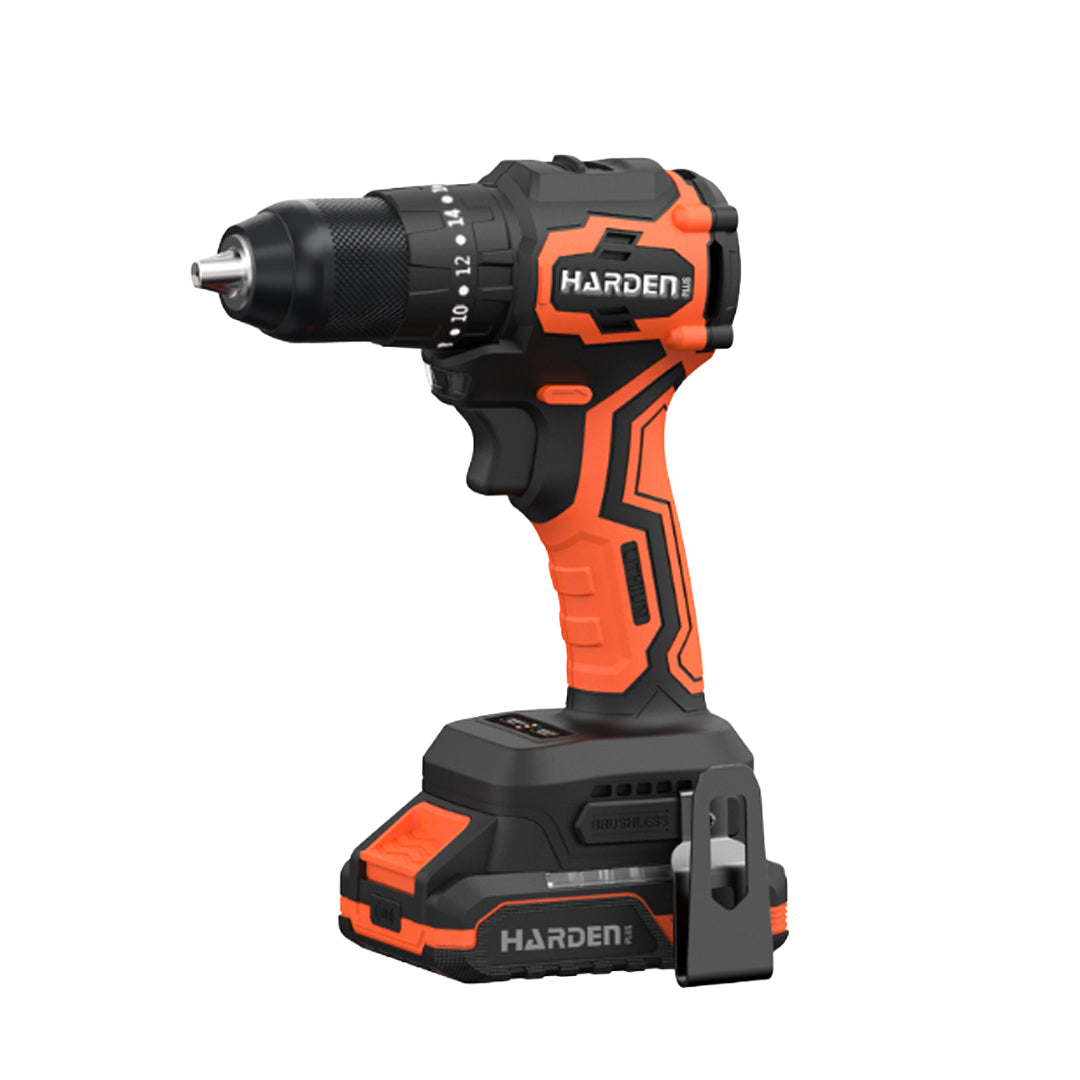 Parafusadeira/Furadeira 20V Brushless HARDEN – Sem Fio, Potente e