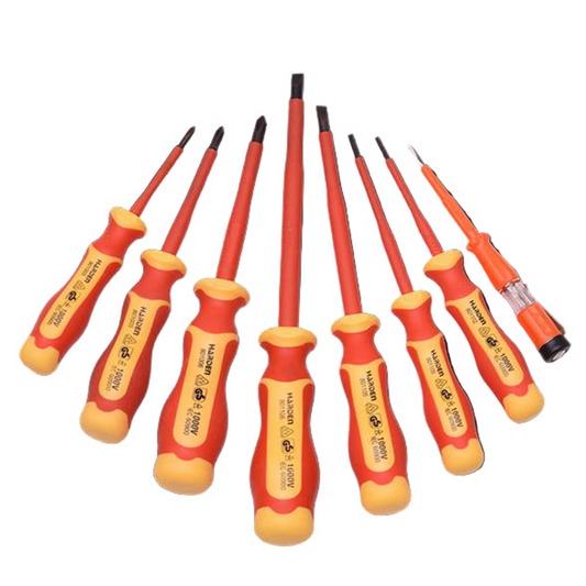 Conjunto de Chaves de Fenda Isoladas com 8 Peças