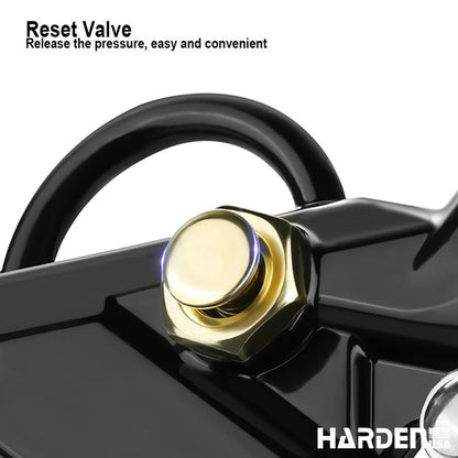 Medidor de Pressão de Pneus com Óleo 0–200 PSI HARDEN – Corpo em Alumínio e Bico de Latão, Alta Precisão e Durabilidade