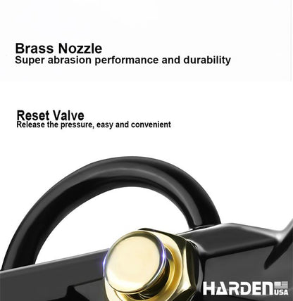 Medidor de Pressão de Pneus com Óleo 0–200 PSI HARDEN – Corpo em Alumínio e Bico de Latão, Alta Precisão e Durabilidade