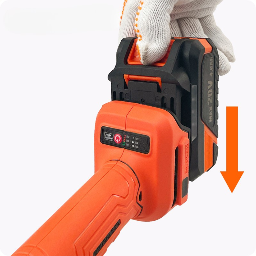 Esmerilhadeira Angular Sem Fio 20V Brushless HARDEN com Bateria 4.0Ah