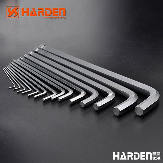 Chave Allen Bola HARDEN (Longa) – Aço Cromo Vanádio para Acesso em Espaços Confinados