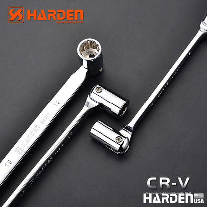 Chave Estriada Dupla HARDEN – Aberturas Precisão em Aço Cromo-Vanádio (CR-V)