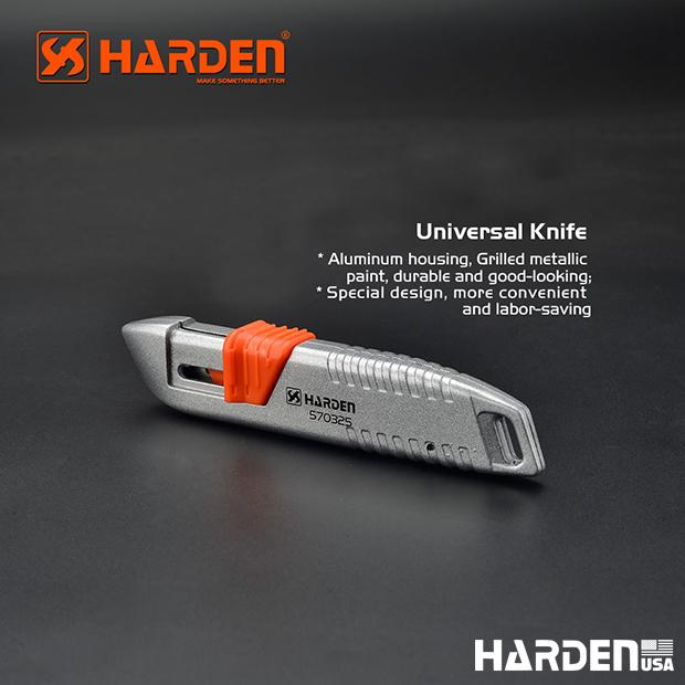 Estilete Universal HARDEN 18 mm (3/4”) em Liga de Zinco Reforçada