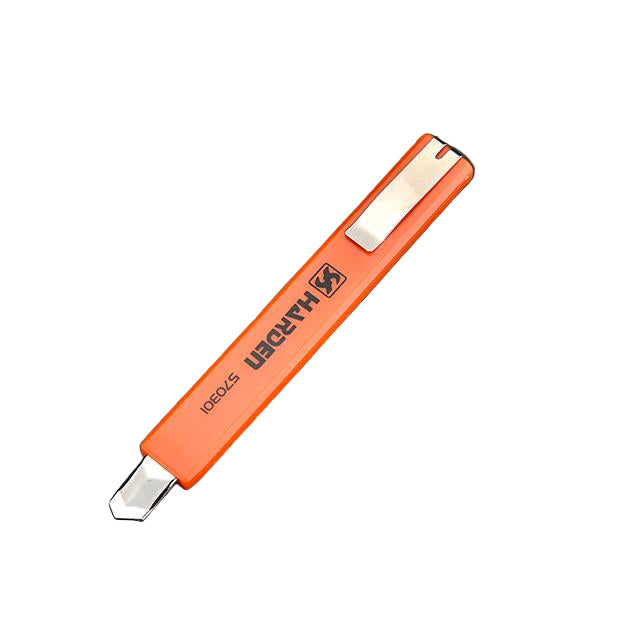 Estilete 9 mm HARDEN com Corpo em ABS Reforçado e Guia Metálica – Alta Precisão e Durabilidade