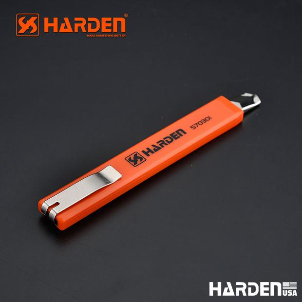 Estilete 9 mm HARDEN com Corpo em ABS Reforçado e Guia Metálica – Alta Precisão e Durabilidade