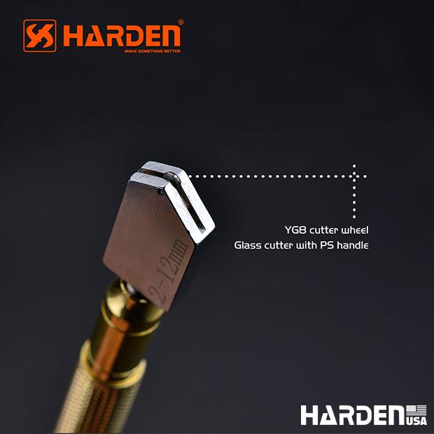 Cortador de Vidro Automático HARDEN 175 mm com Reservatório de Óleo – Corte de 2 a 12 mm