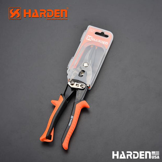 Tesoura de Aviação Reta 10” (250 mm) HARDEN – Corte Preciso em Chapas Metálicas