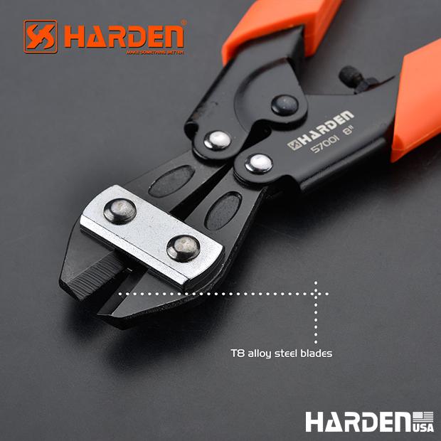 Cortador de Vergalhão Mini 8” (200 mm) HARDEN – Lâminas Cr-V Temperadas e Cabo Ergonômico