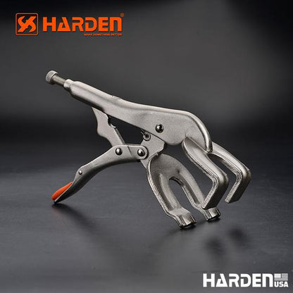 Alicate de Pressão para Solda HARDEN 225 mm (9”) Tipo Grampo em Aço Niquelado