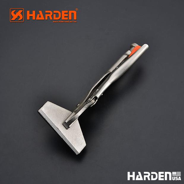 Grampo de Chapas 10" Harden – Aço Reforçado com Acabamento Niquelado