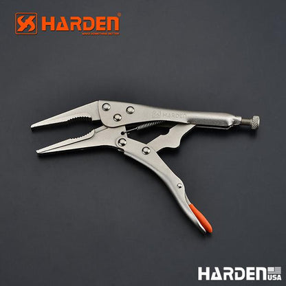 Alicate de Pressão Bico Longo HARDEN 225 mm (9”) em Aço Niquelado
