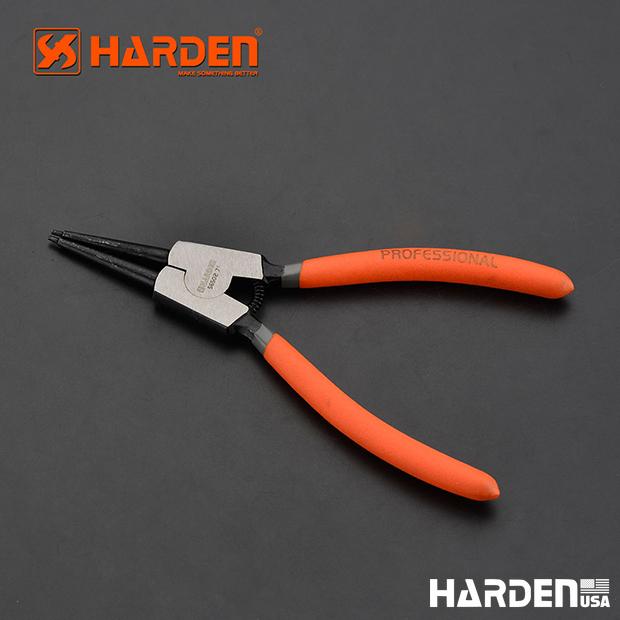 Alicate para Anel Elástico Externo Reto HARDEN – Aço Carbono Forjado, Alta Resistência e Acabamento Anticorrosivo (7”, 9” e 13”)