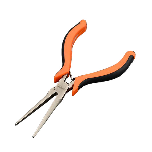 Alicate de Bico Longo Alongado Mini 114 mm (4,5”) em Aço Carbono HARDEN com Cabo Ergonômico