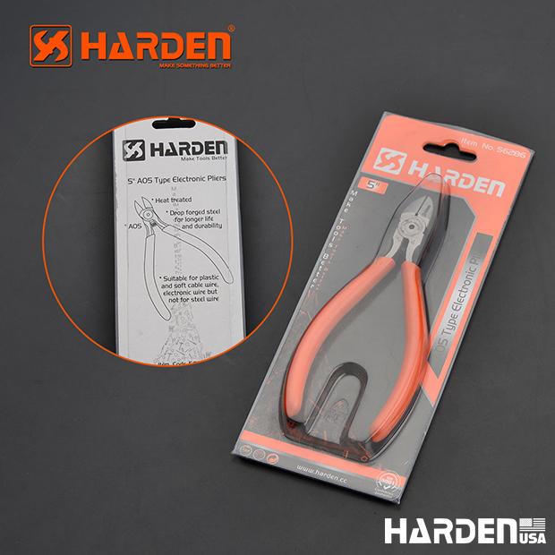 Alicate Eletrônico de Corte 125 mm (5”) HARDEN A05 em Aço Alto Carbono