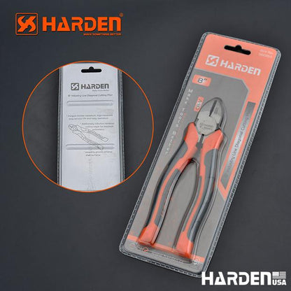 Alicate de Corte Diagonal HARDEN Industry Line 160 mm (6”) em Aço Cromo-Vanádio (CR-V)
