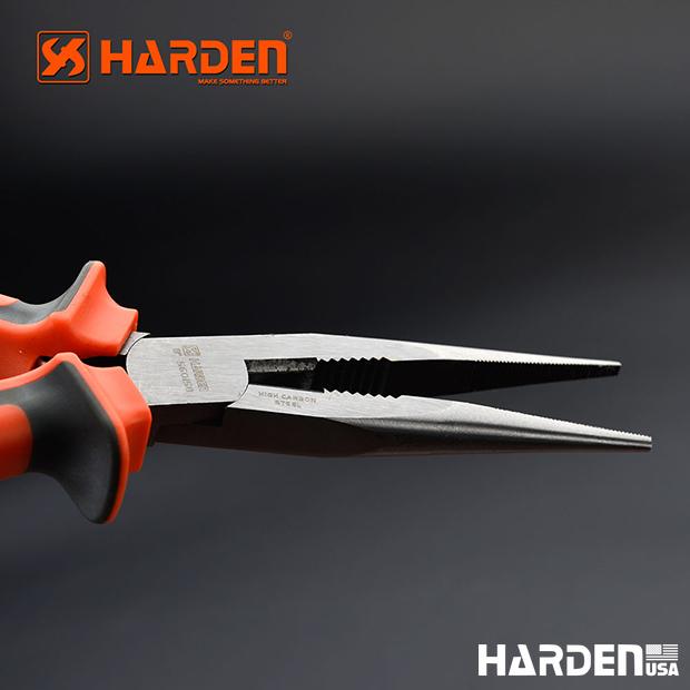 Alicate Bico Longo 6" (150mm) e 8" (200mm) HARDEN – Precisão, Resistência e Conforto no Manuseio