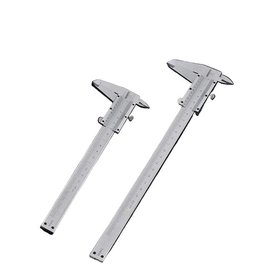 Paquímetro Harden 150 mm (6") e 200 mm (8") – Corpo em Aço com Escala Gravada a Laser