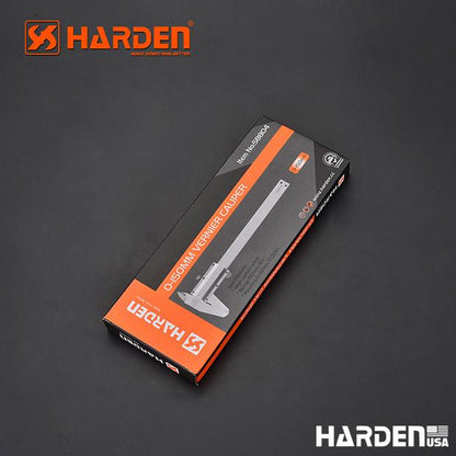 Paquímetro Harden 150 mm (6") e 200 mm (8") – Corpo em Aço com Escala Gravada a Laser