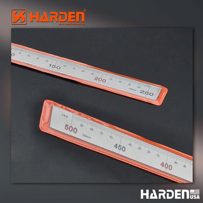 Esquadro Profissional em Aço Inoxidável HARDEN 150 x 300 mm e 250 x 500 mm com Escala Métrica